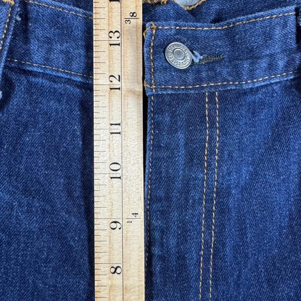 Levis 550 Relaxed Fit Jeans Mens 40x30 (Fits 40x26) Dark Wash Indigo Tapered Leg